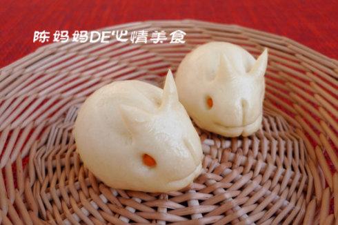 小白兔枣泥包的做法