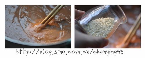 麻酱鸡丝蛋卷的做法