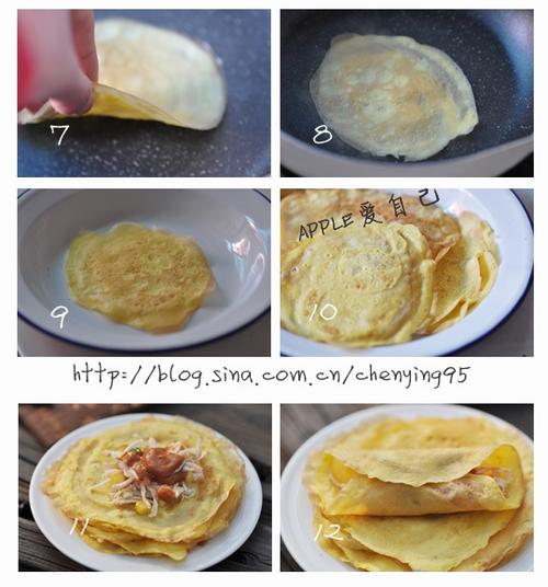 麻酱鸡丝蛋卷的做法