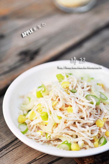 麻酱鸡丝蛋卷的做法