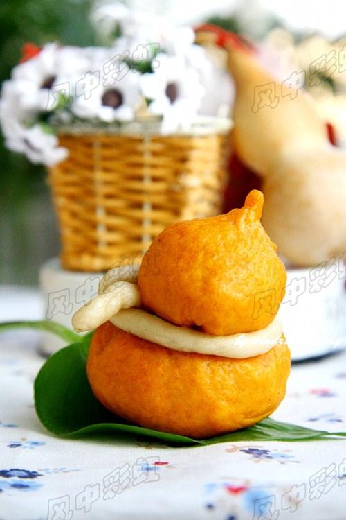 黄金葫芦包的做法