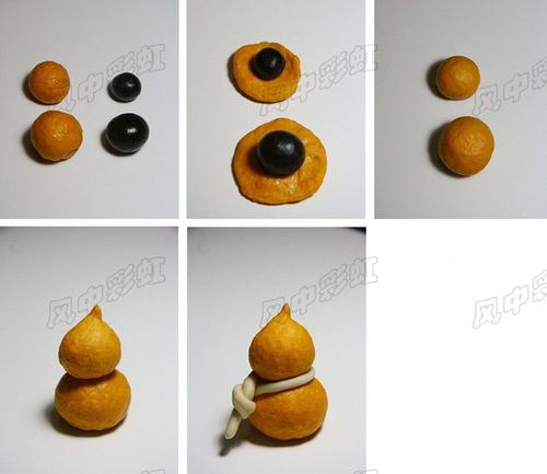 黄金葫芦包的做法