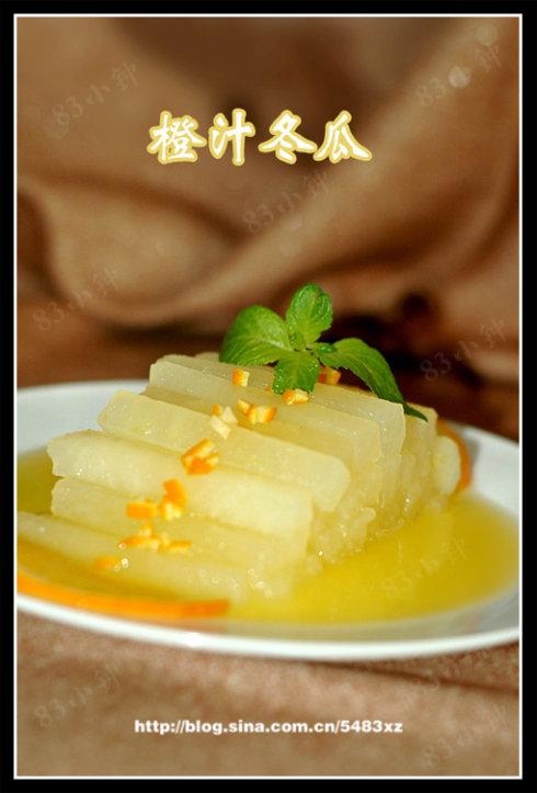 橙汁冬瓜的做法