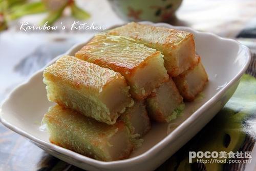脆皮椰汁年糕的做法