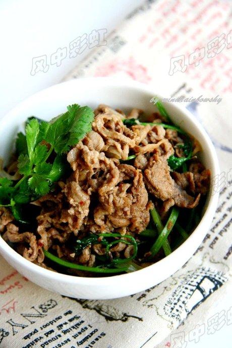 孜然羊肉片的做法