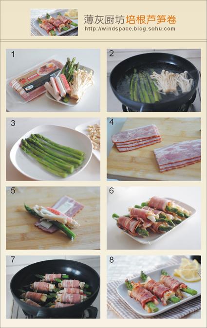 朱颜翠发培根卷的做法