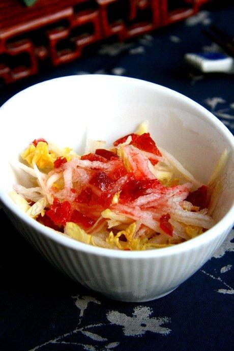 山楂白菜心的做法