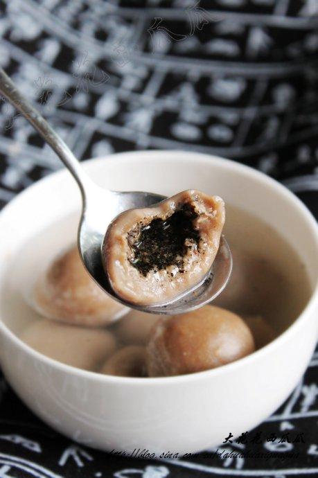 青稞黑芝麻汤圆的做法