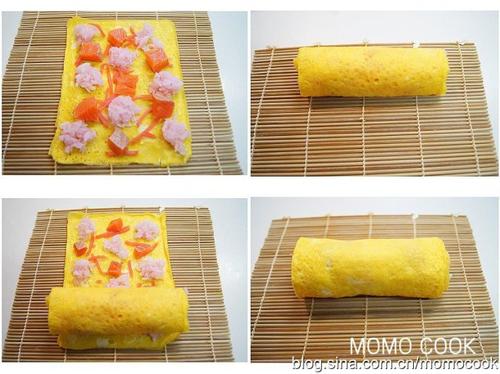 玫瑰花寿司与三文鱼刺身的做法