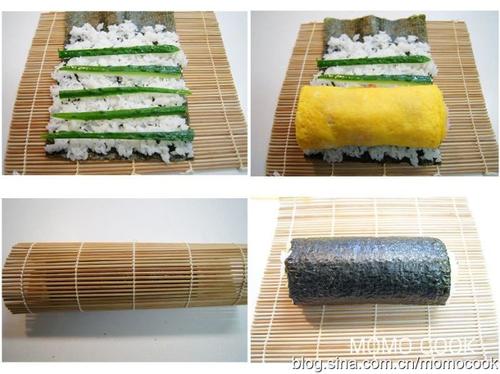 玫瑰花寿司与三文鱼刺身的做法