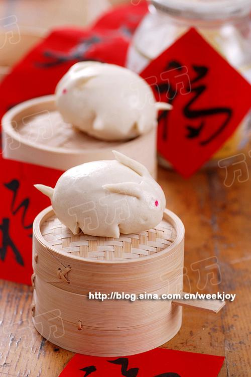 双兔迎春的做法