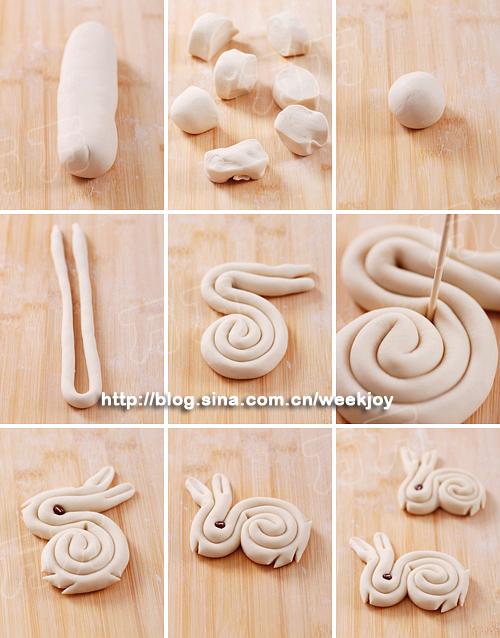 双兔迎春的做法