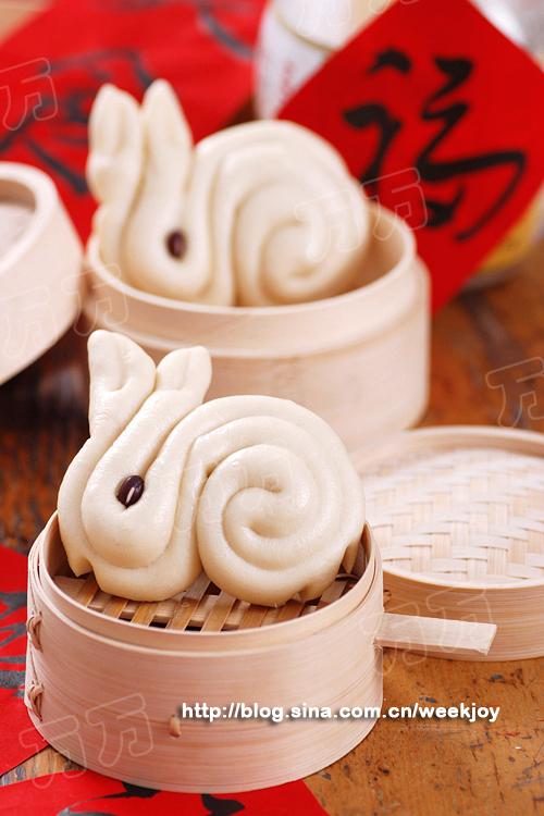 双兔迎春的做法