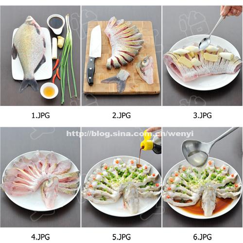 开屏武昌鱼的做法