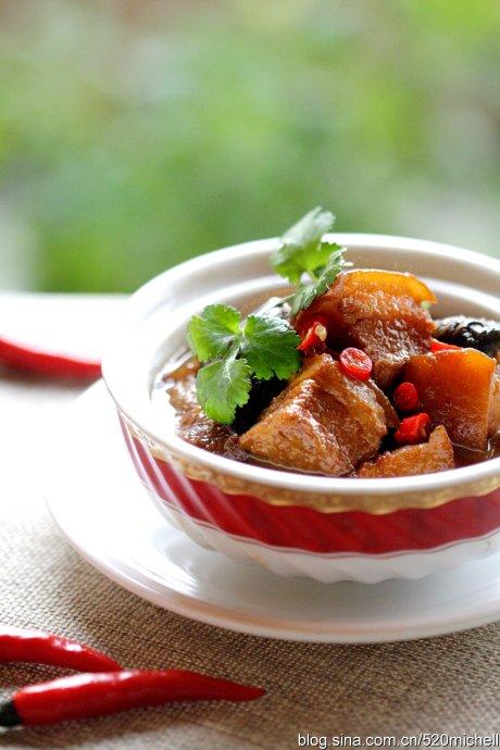 香菇烧肉的做法