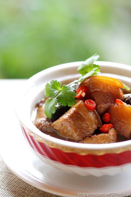 香菇烧肉的做法