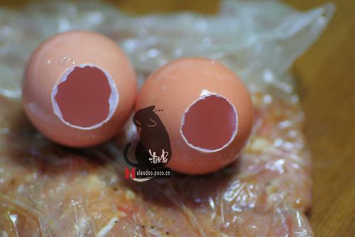 松花蒸鸡蛋的做法