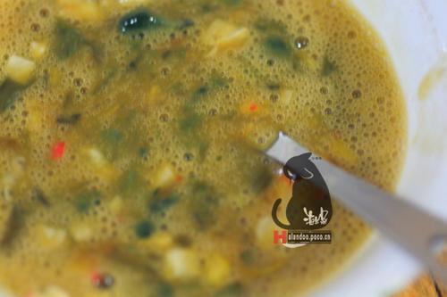 松花蒸鸡蛋的做法