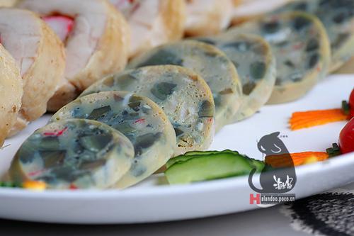 松花蒸鸡蛋的做法