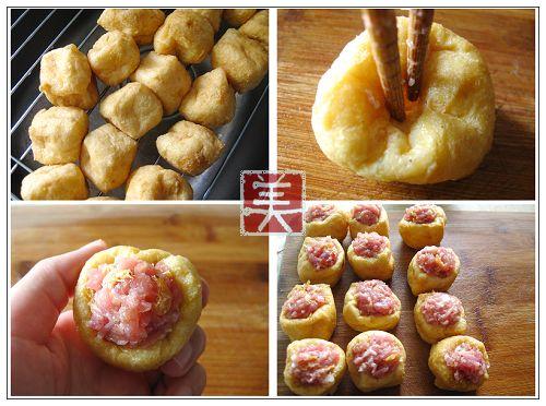 煎酿油豆腐的做法