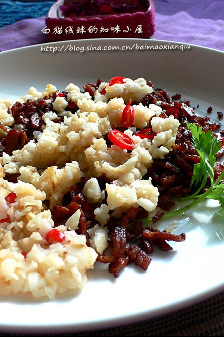 雪泥牛肉丝的做法