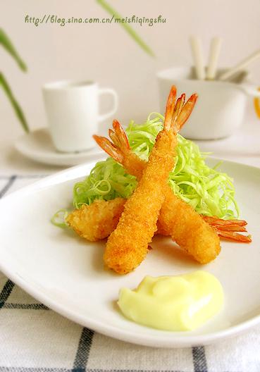 日式炸虾的做法