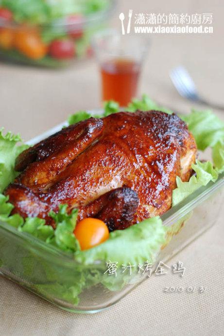 蜜汁烤鸡的做法