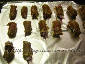 洋葱牛肉卷的做法