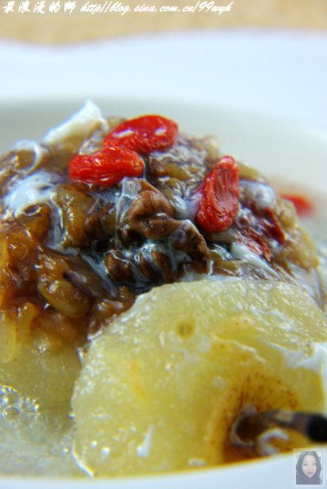 雪梨八宝的做法