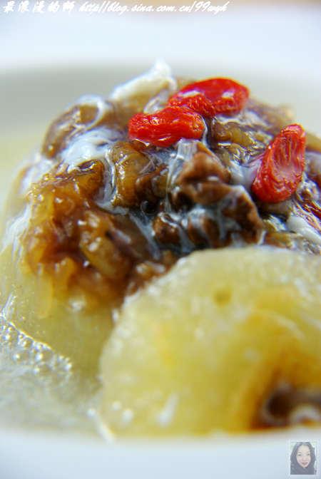 雪梨八宝的做法