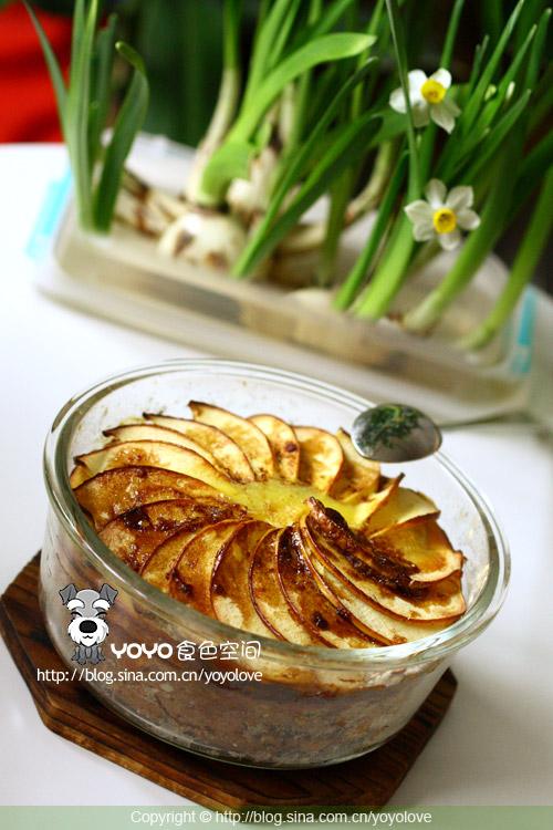 酸奶油苹果蛋酥派的做法