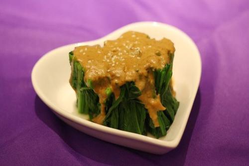 麻将汁菠菜的做法