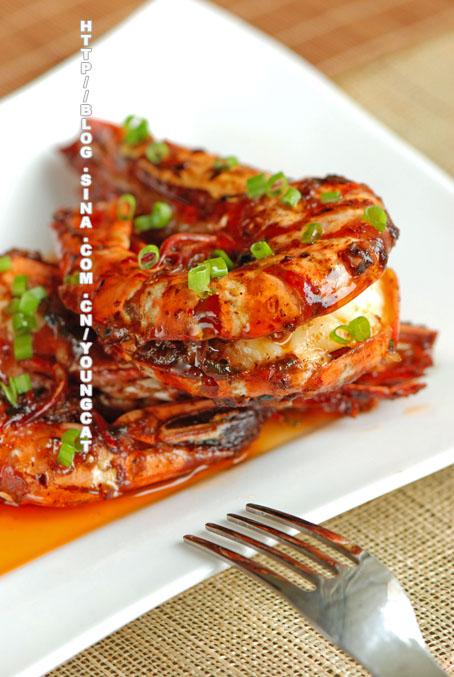 干烧大对虾的做法