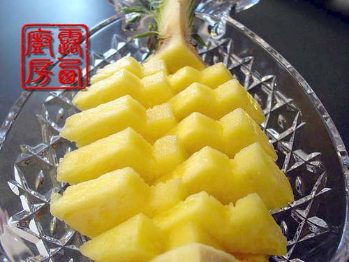 菠萝的切法的做法