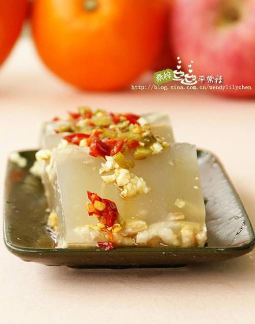 水晶肉皮冻的做法