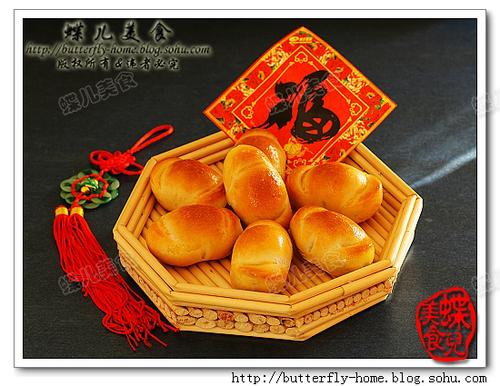 香烤金元宝馒头的做法