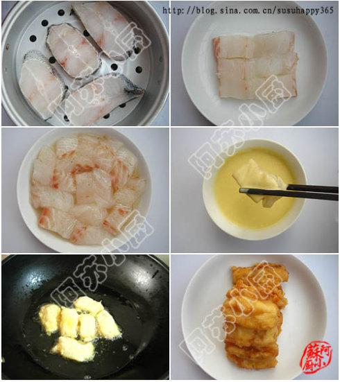 茄汁浇鱼柳的做法