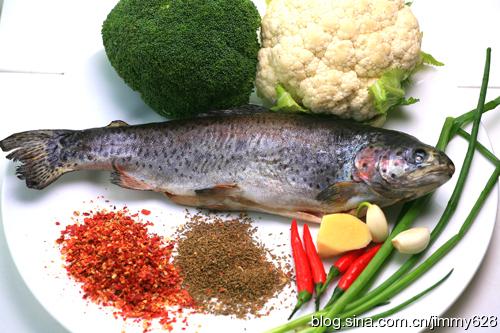 烤虹鳟鱼的做法