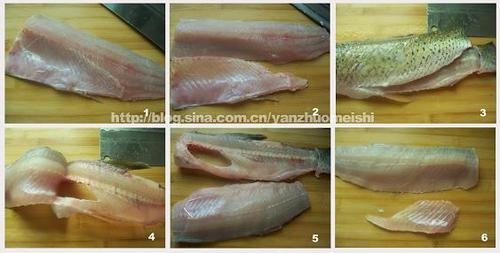 青椒鱼花的做法