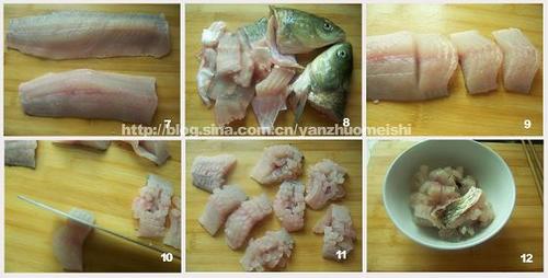 青椒鱼花的做法