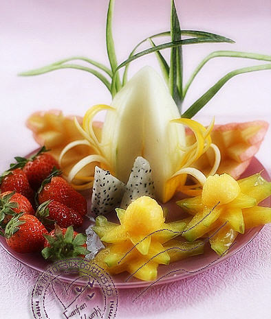 教大家简单又惊艳的水果切法的做法