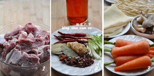 胡萝卜黑山羊火锅的做法