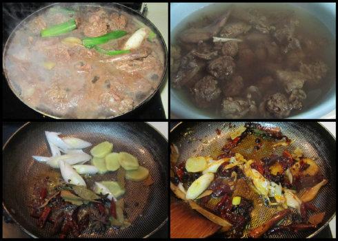 兔肉火锅的做法