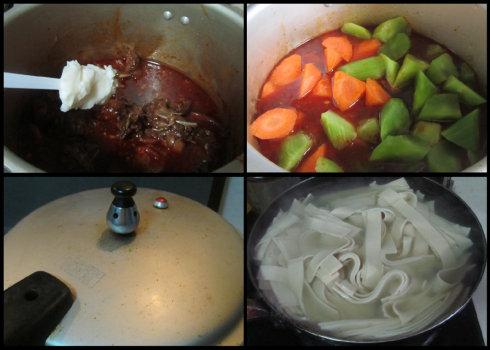 兔肉火锅的做法