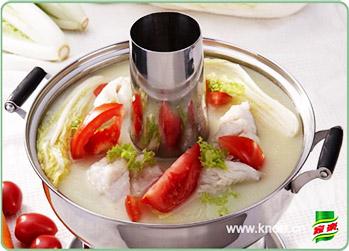 美味腌笃鲜火锅的做法