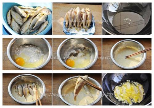 酥炸小黄花鱼的做法