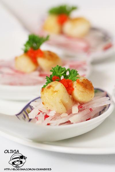 青柠红椒带子的做法