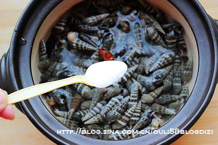 盐水煮海锥的做法