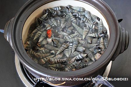 盐水煮海锥的做法