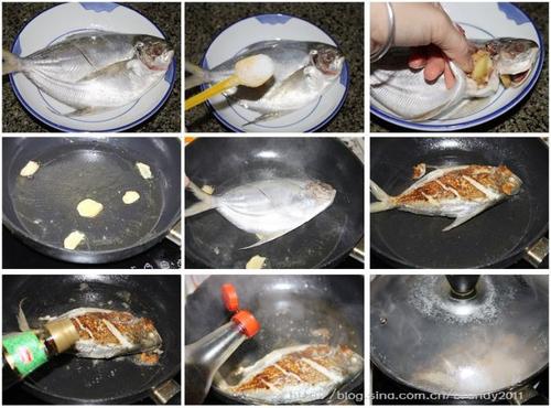 醋烧银仓鱼的做法